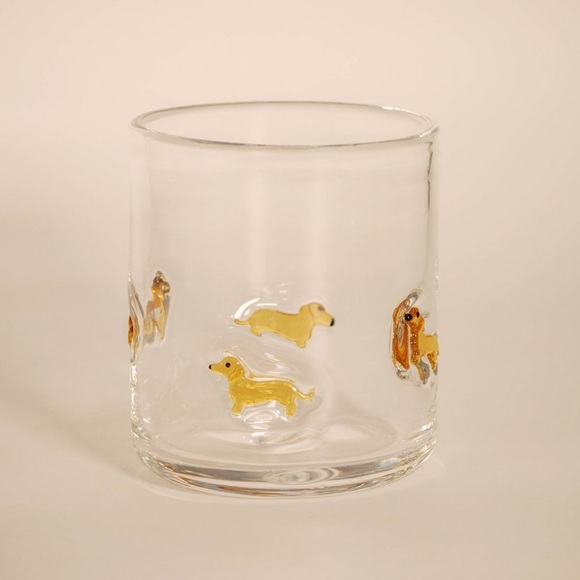 Madison Home Dachshund Icon Glass Coffee Cocktail Glass cup viral - Picture 2 of 3